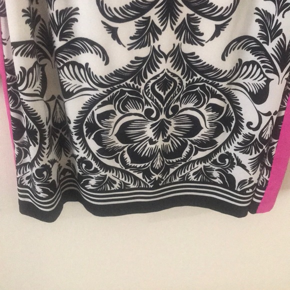 Eliza J Black and White Pattern Dress - Picture 4 of 5